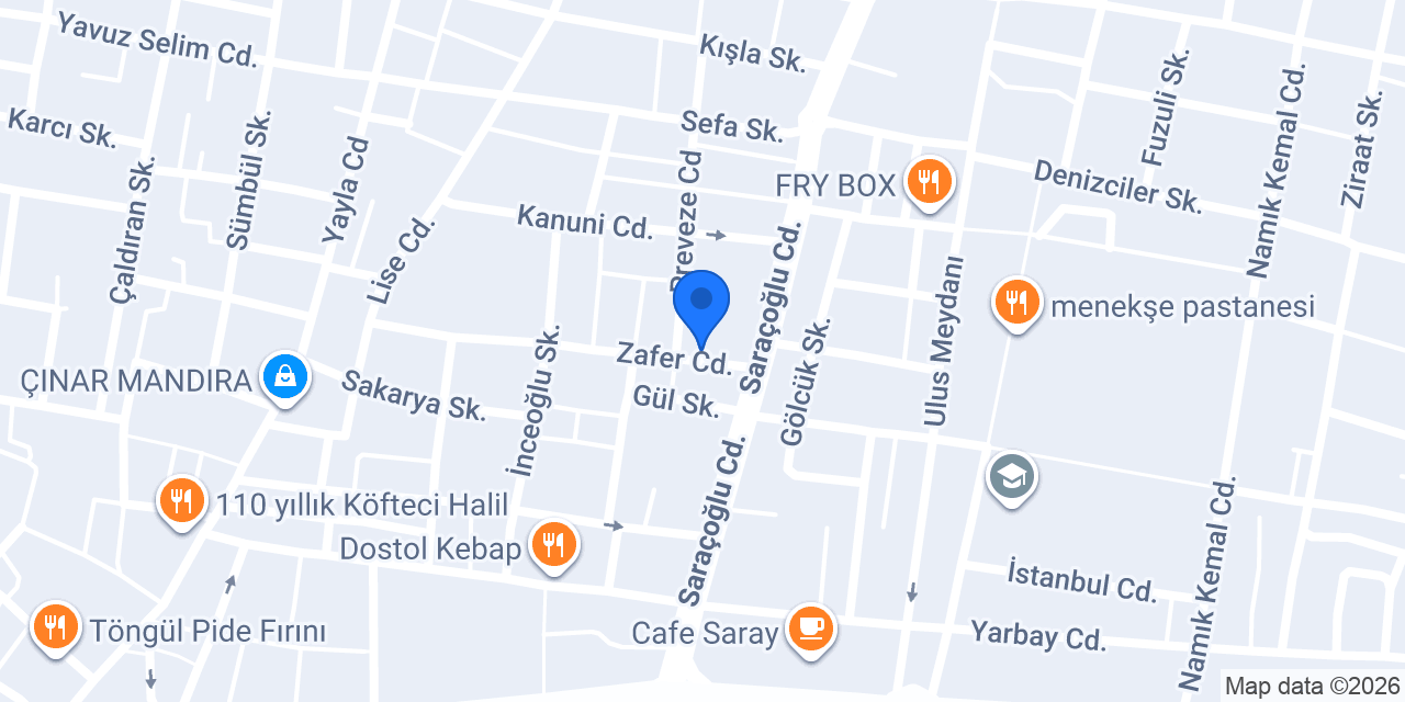 YADE Coffee konumu