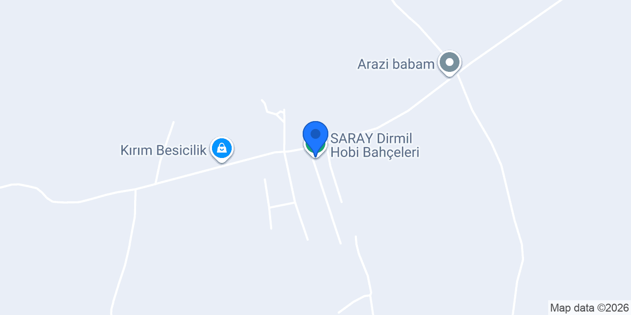SARAY Dirmil Hobi Bahçeleri konumu