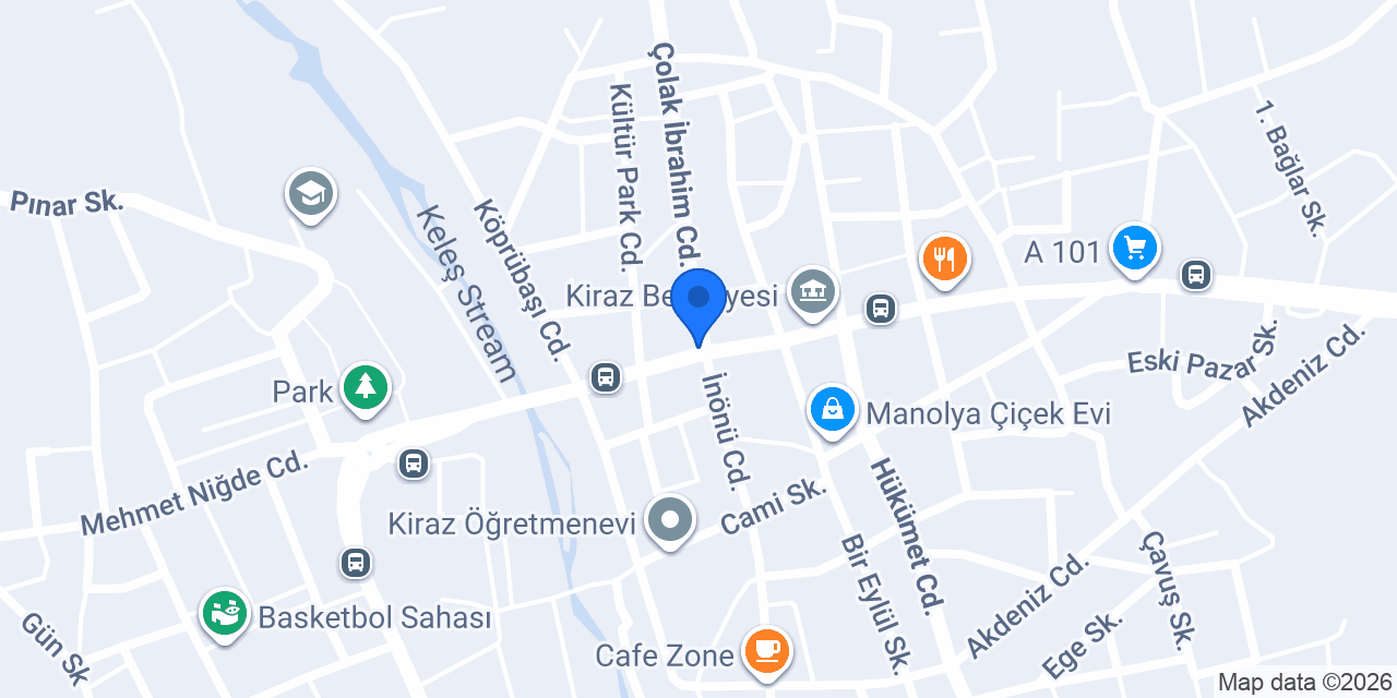 SARAY PASTANESI konumu