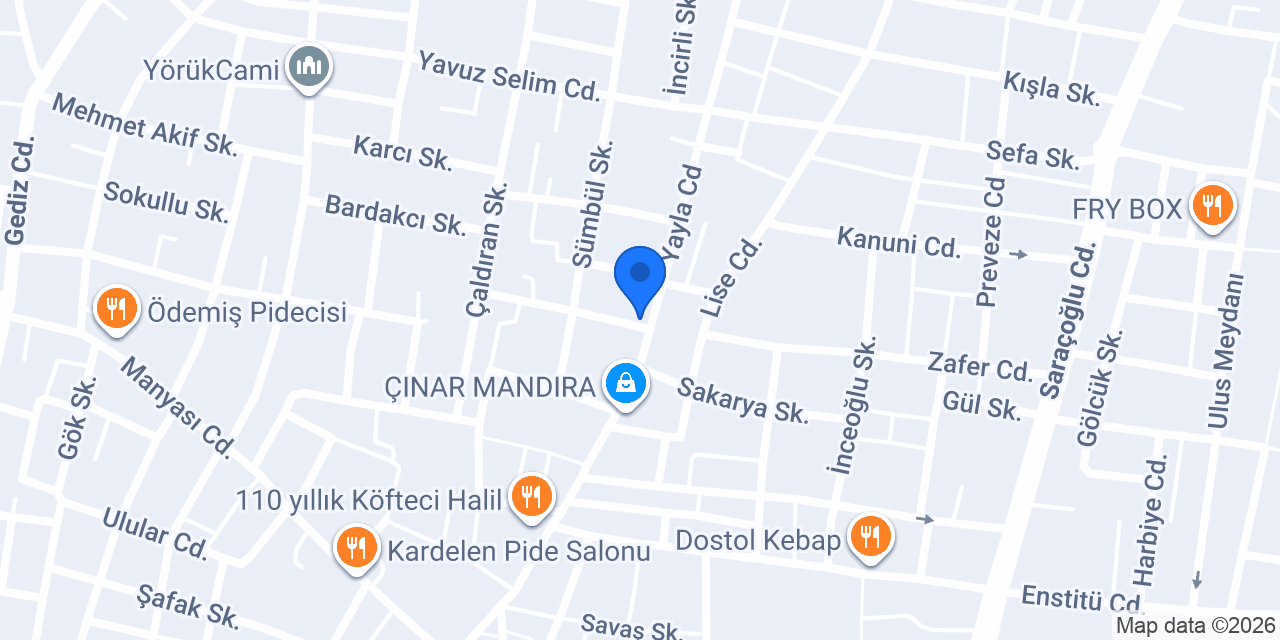 Göktürk Eczanesi konumu