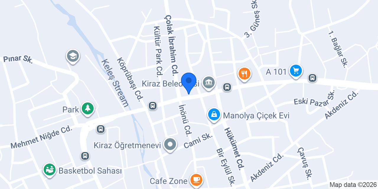 Kiraz eczanesi konumu