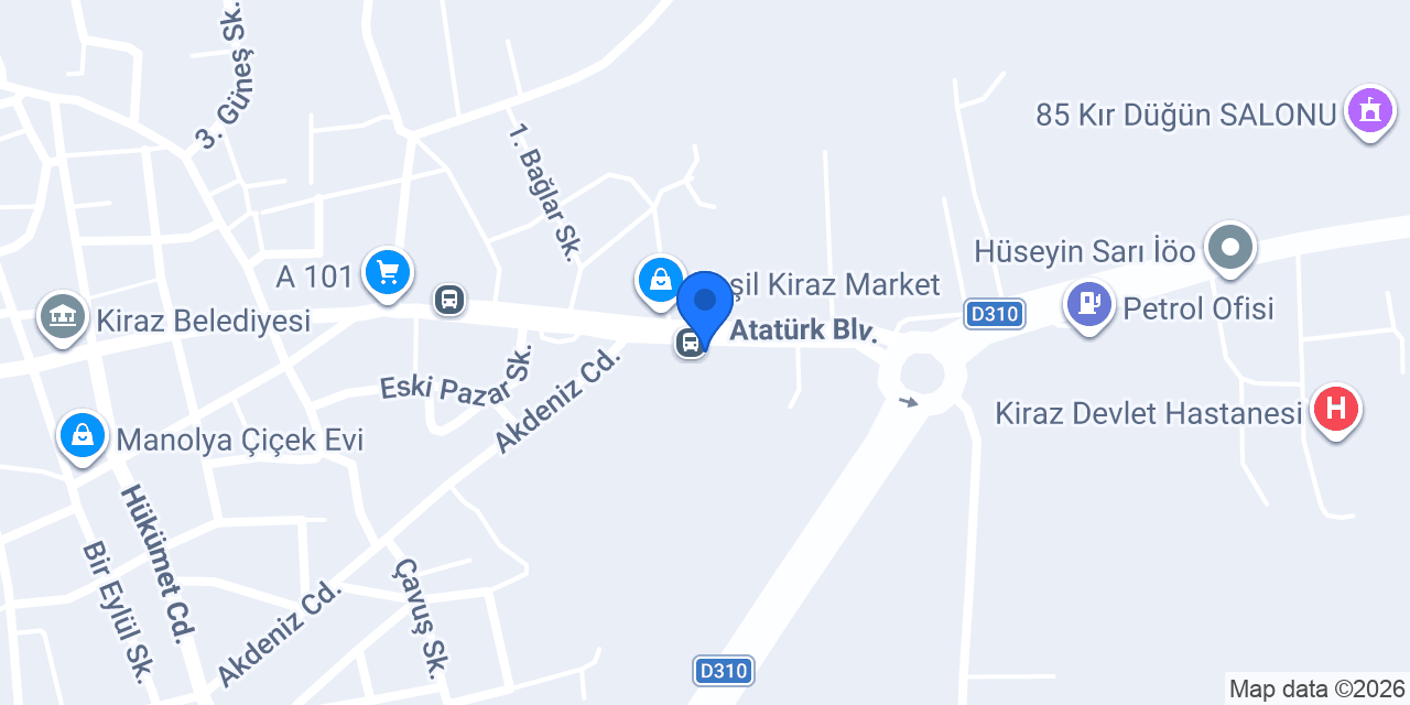 Yükselen Mermer konumu