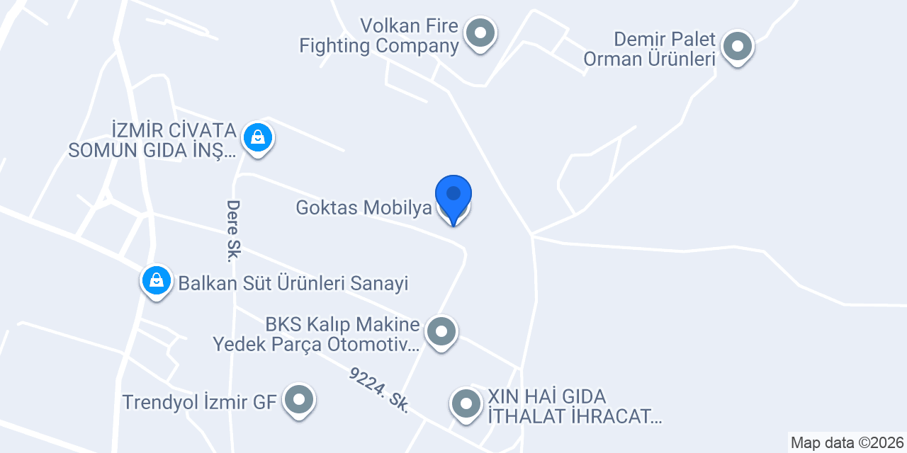 Goktas Mobilya konumu