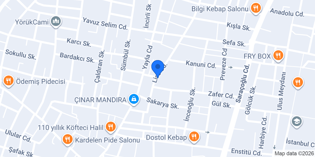 Ödemiş Ortaokulu konumu