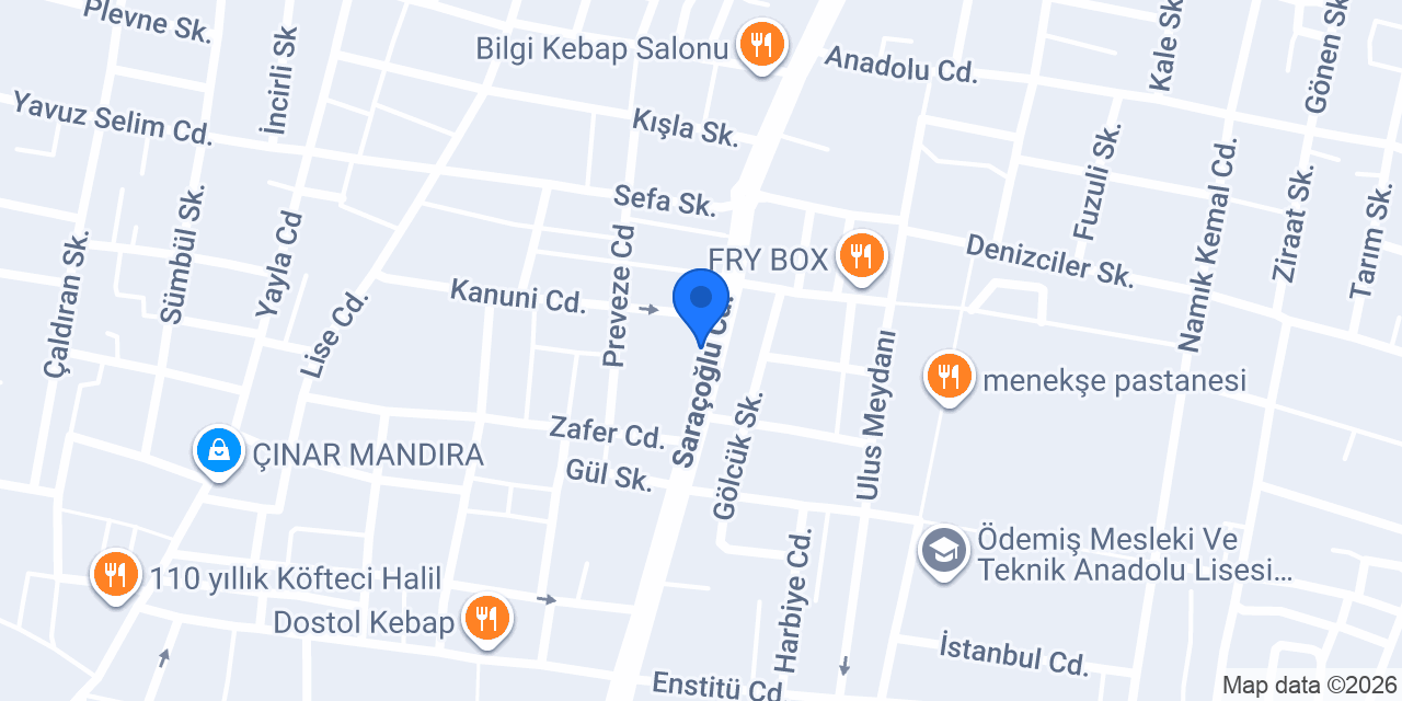 Nasip pide döner konumu