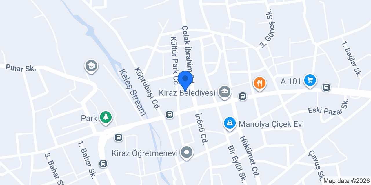 Pınar Veteriner Kliniği konumu