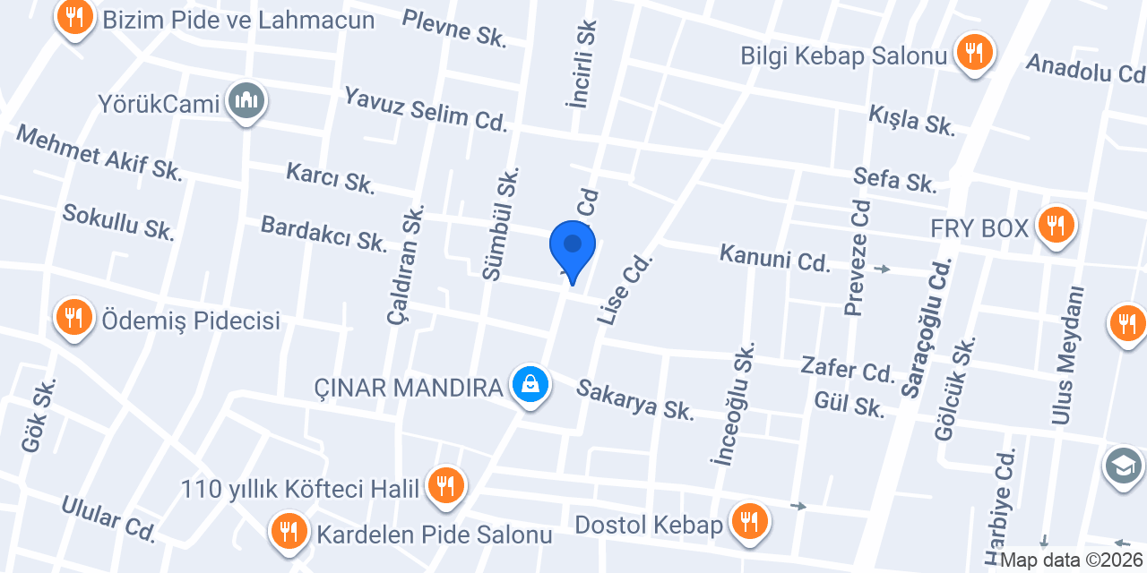 Diyetisyen Tuğba Çimen konumu