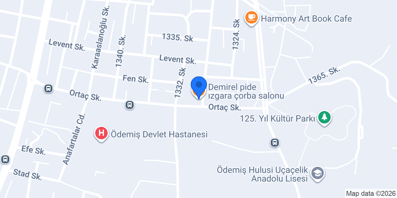 Demirel pide ızgara çorba salonu konumu