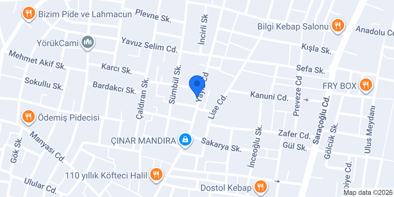 Gündüz Sofrası konumu