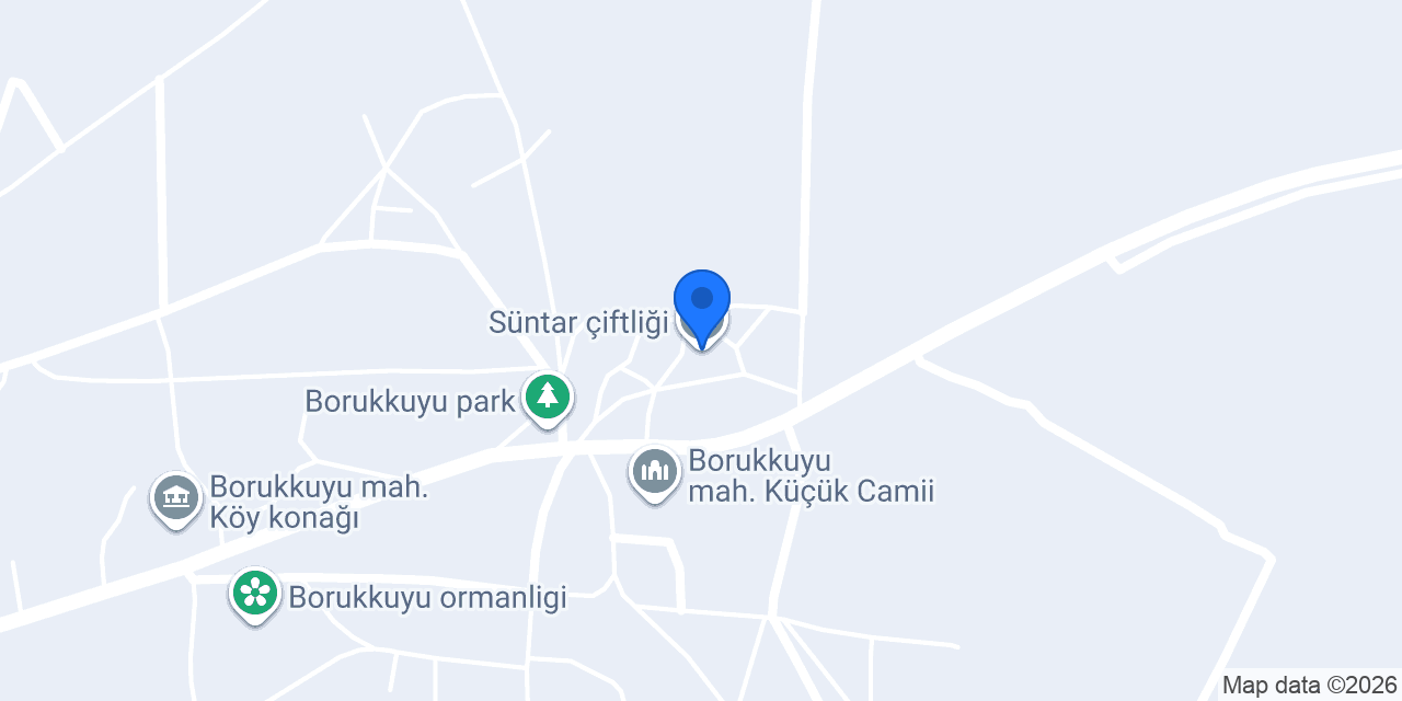 Süntar çiftliği konumu
