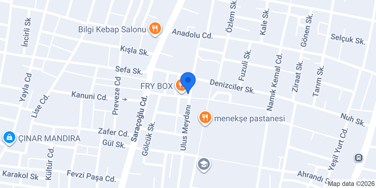 Özlemce Butik konumu