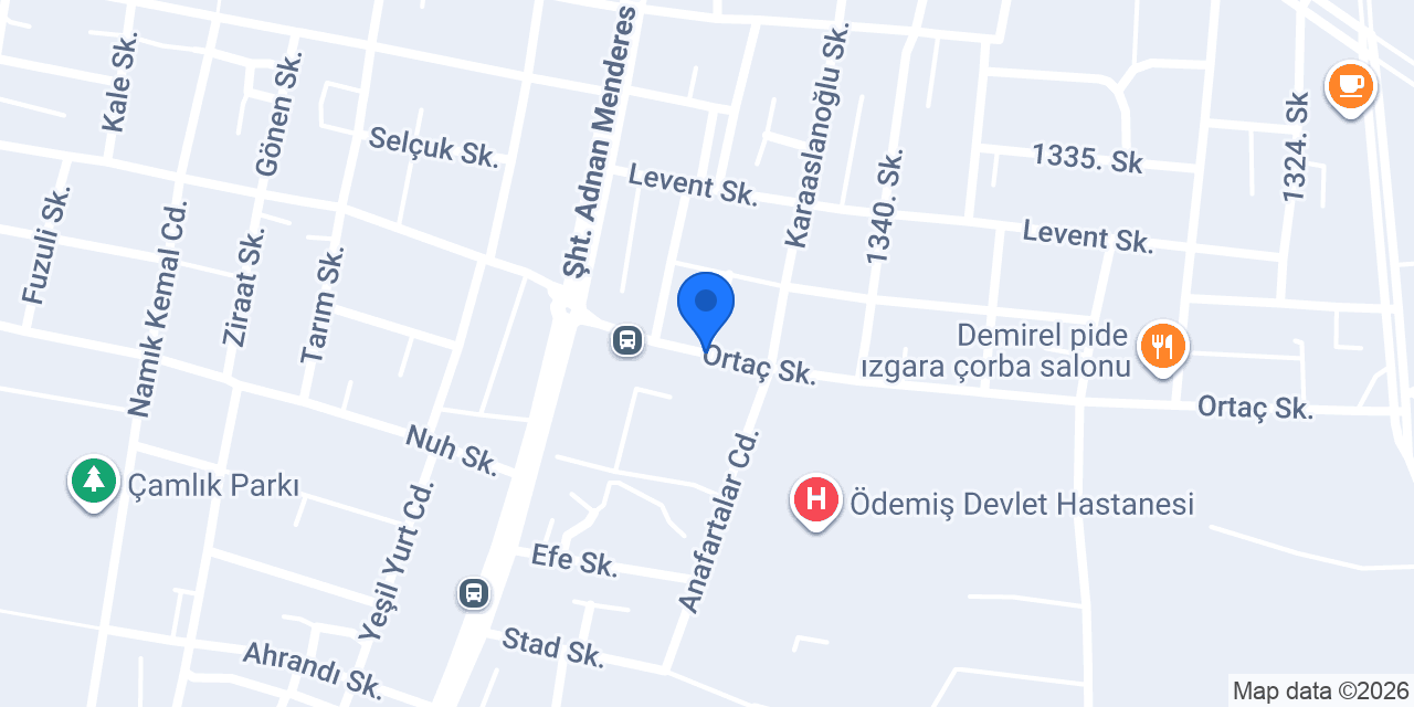 Ödemiş Hastane Taksi konumu