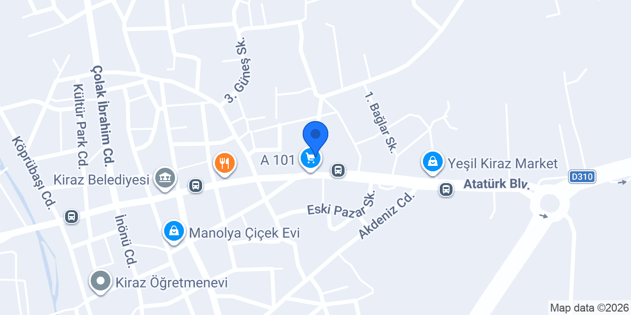 AKKIN MARKET konumu