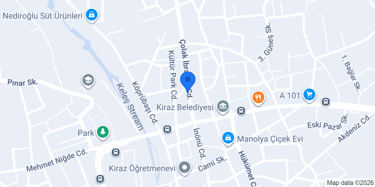 Kiraz Elektronik konumu