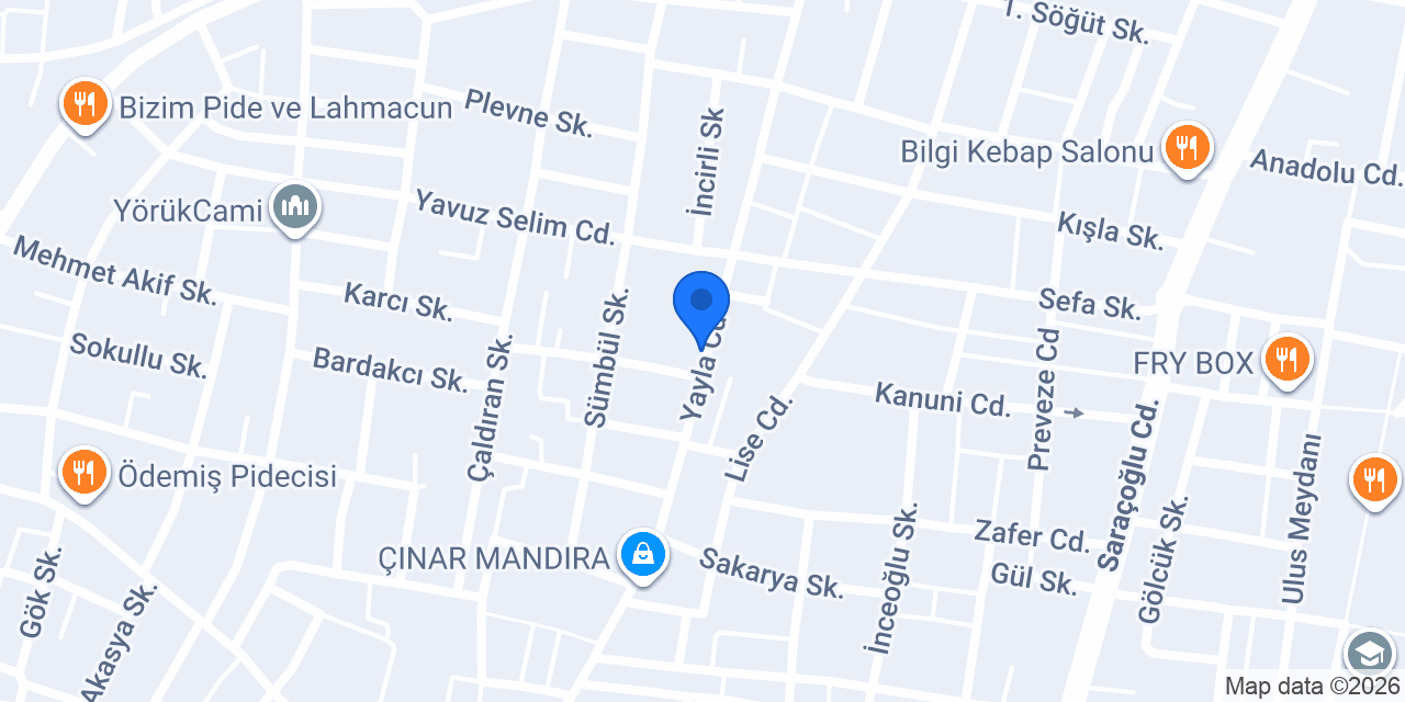 Ödemiş 2. Noterliği konumu