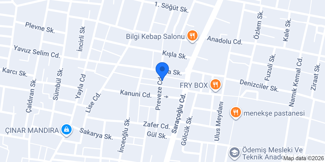 Özgül Kuaför konumu