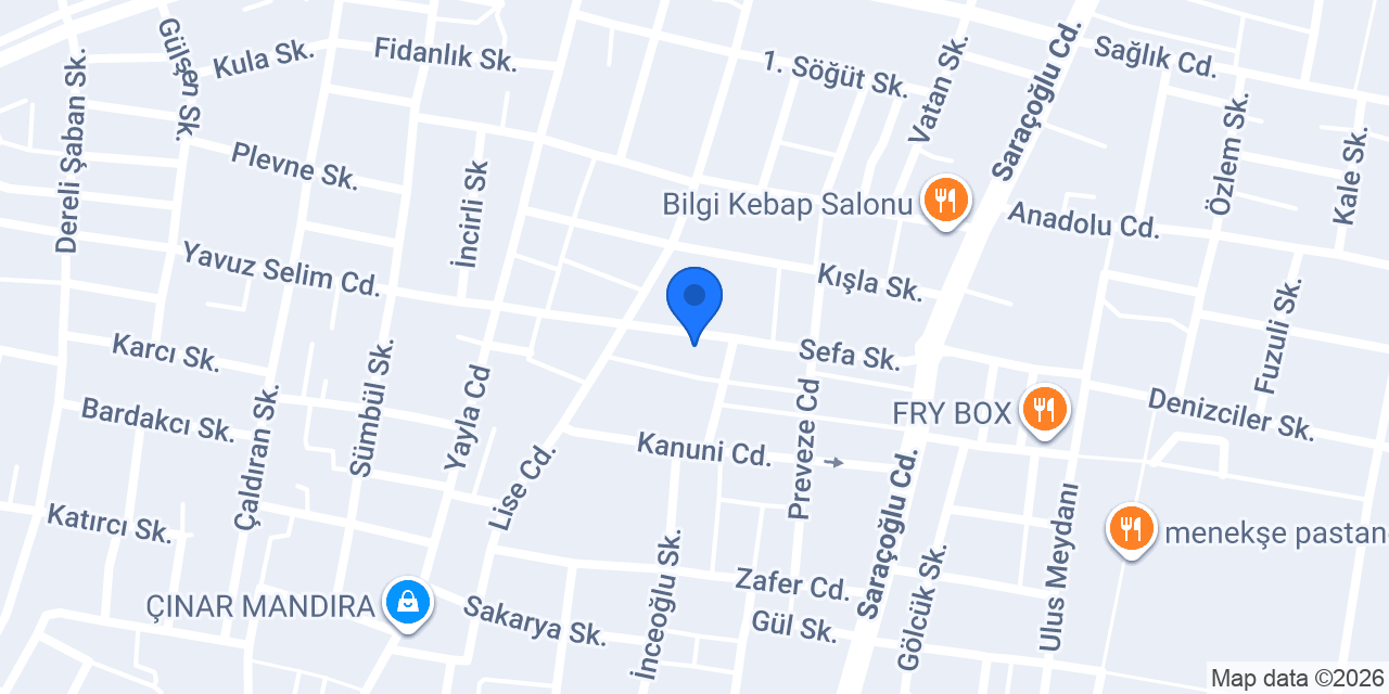 TuğVet Veteriner Kliniği konumu
