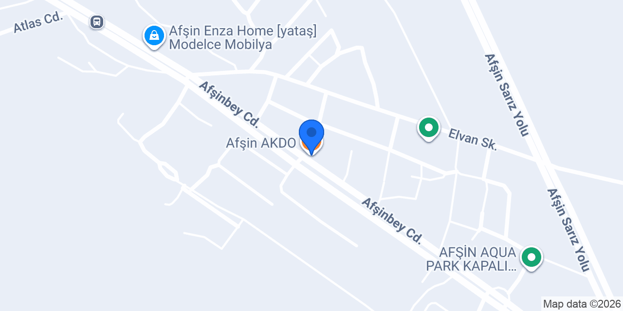 Afşin AKDO konumu