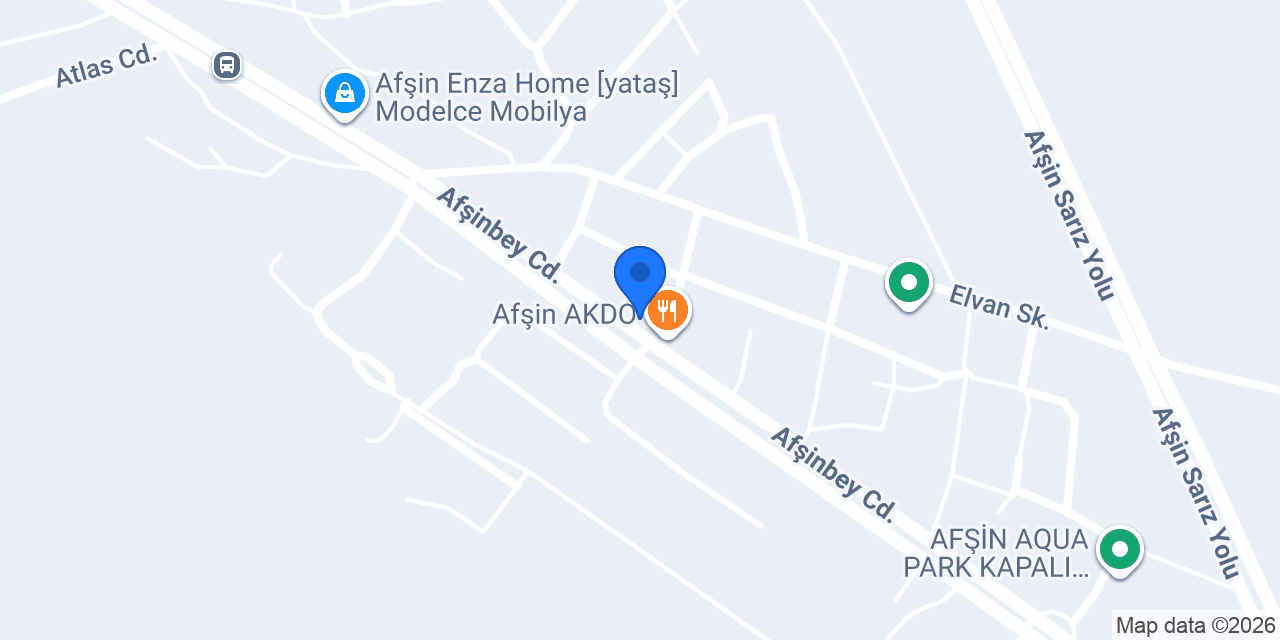 HK MOTORS AFŞİN konumu