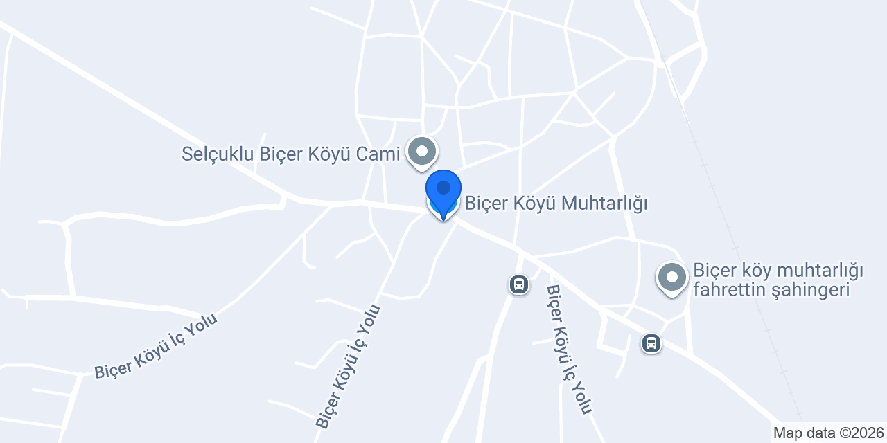 Biçer Köyü Muhtarlığı konumu