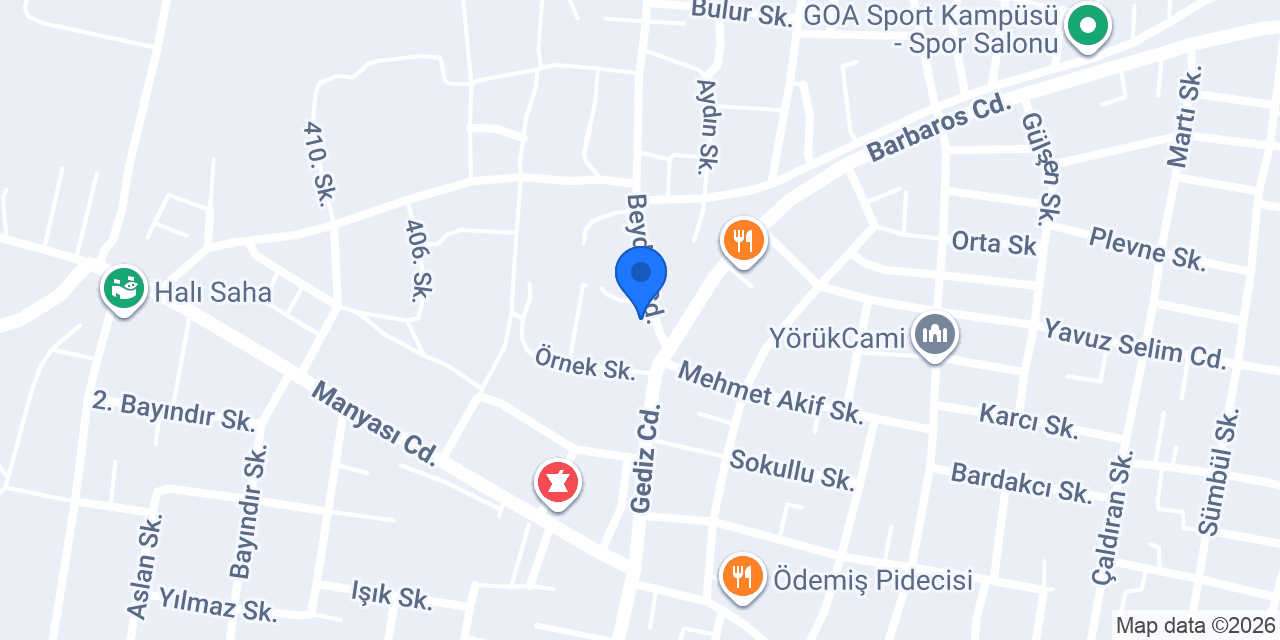 Özel Batı Veteriner Hizmetleri konumu