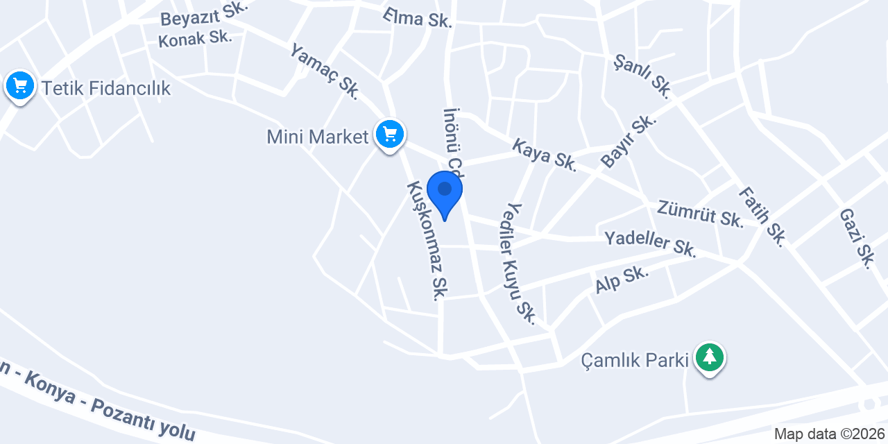 Kadınhanı Ülkü İlkokulu konumu