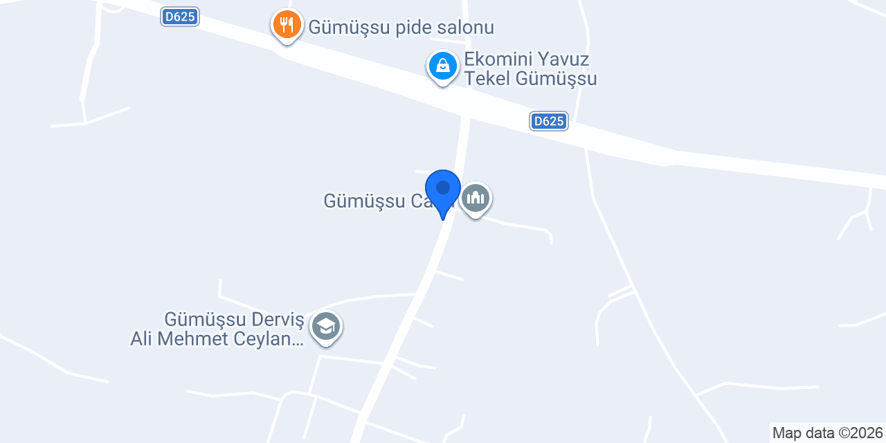 Gümüşsu Veteriner Kliniği konumu