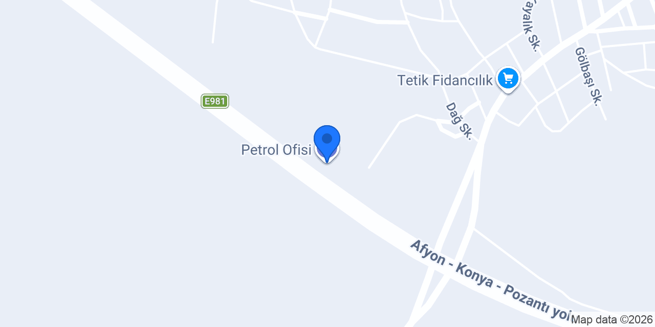 Petrol Ofisi konumu