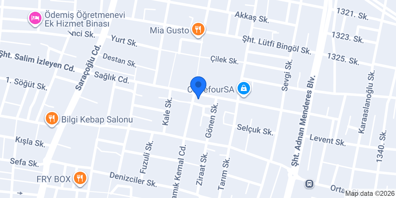 Atamer Coffe&Patisserie konumu