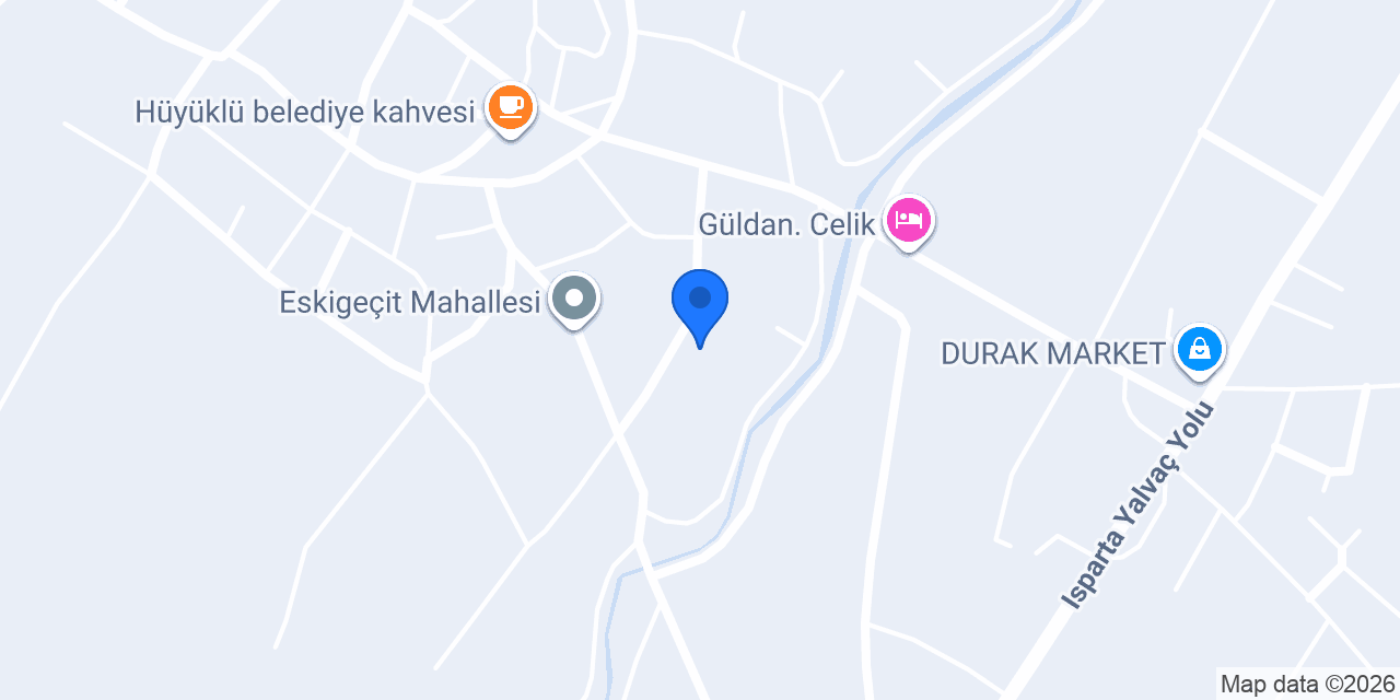 Hüyüklü İlköğretim Okulu konumu