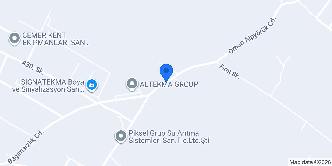 Alçelik Profil konumu