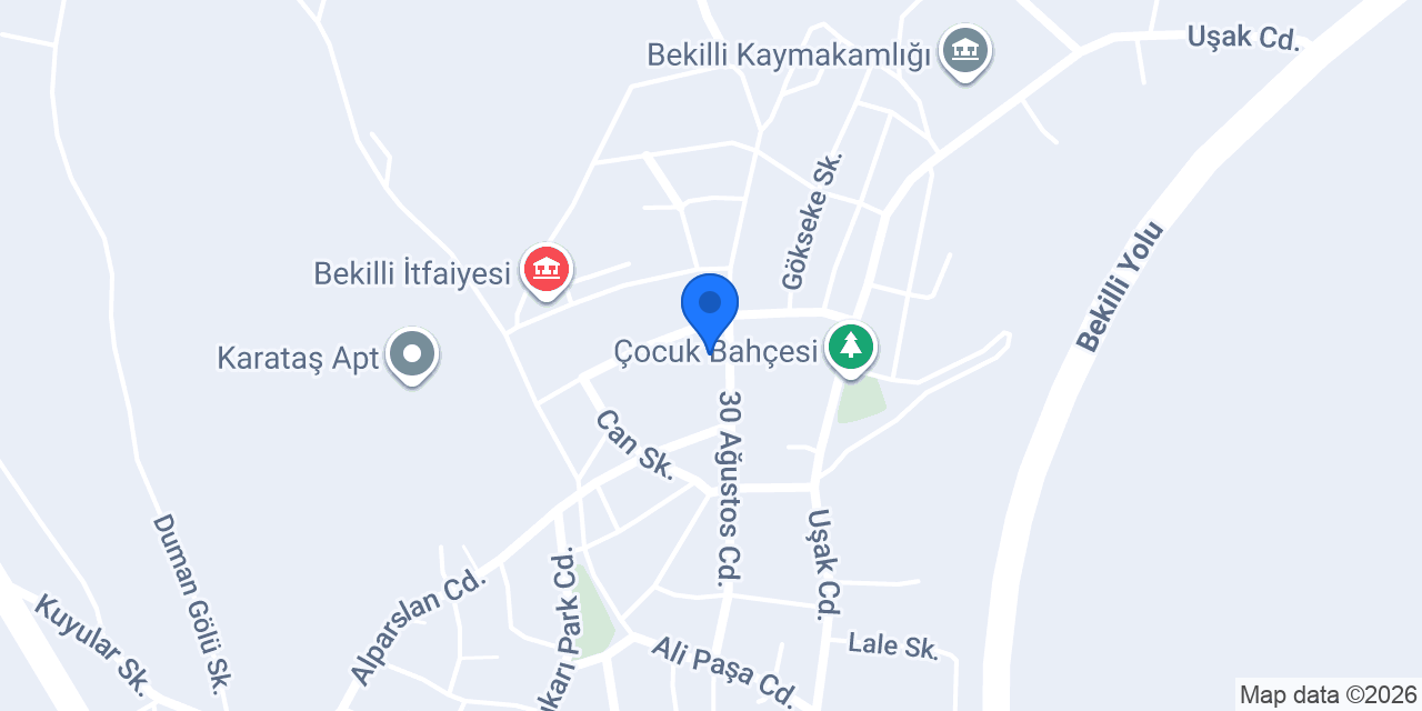 30 Ağustsos Ortaokulu konumu