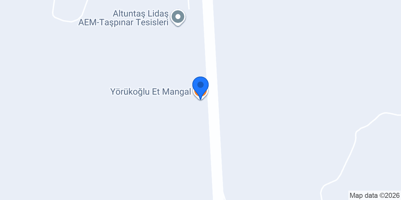 Yörükoğlu Et Mangal konumu