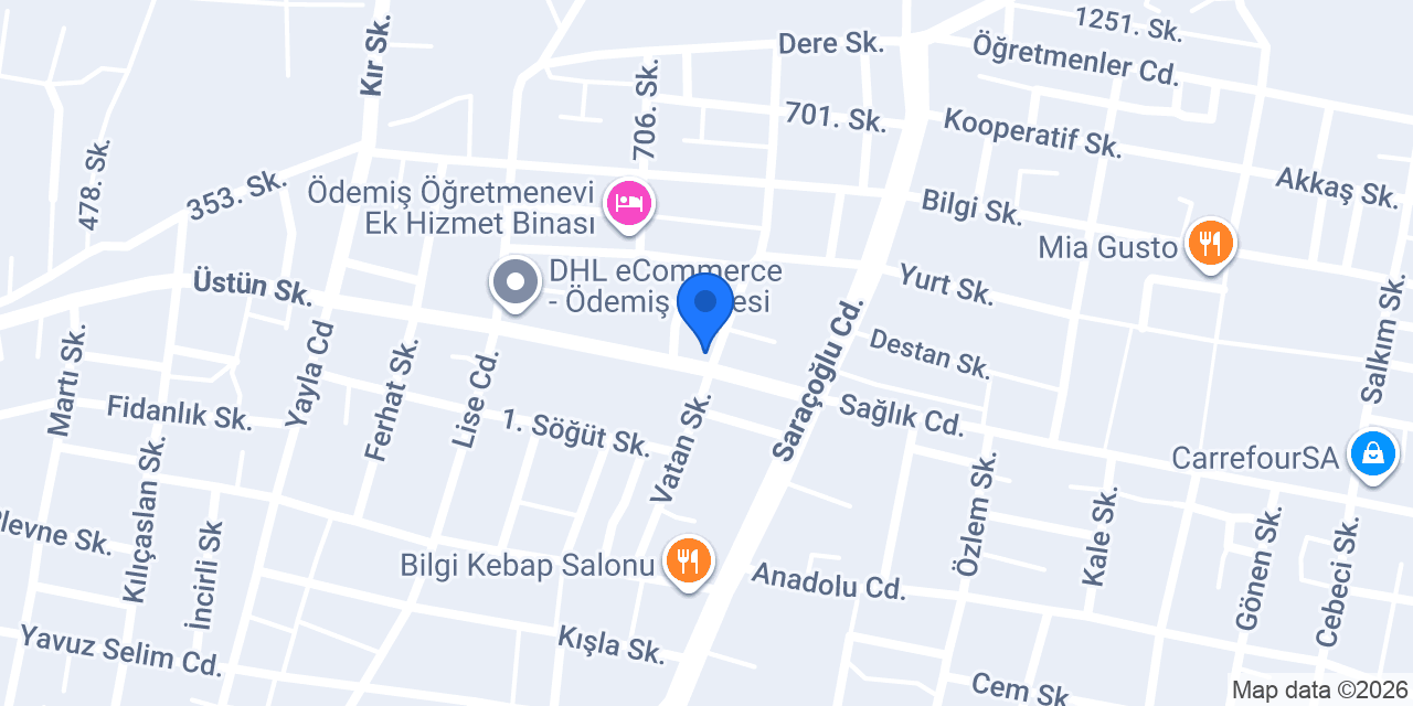 Şen Mobilya konumu