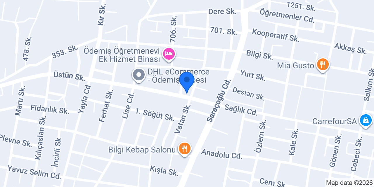 ARTI ZEKA KURS ETÜT konumu