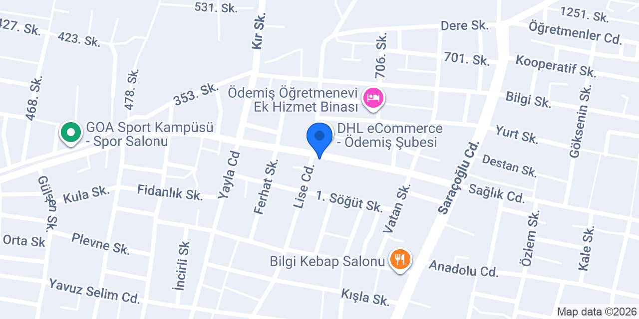 Egetim Market konumu