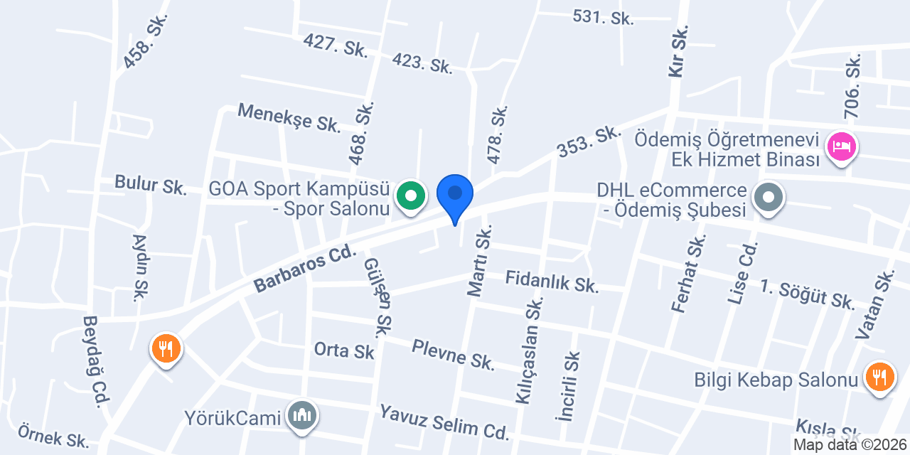 Badem Su konumu