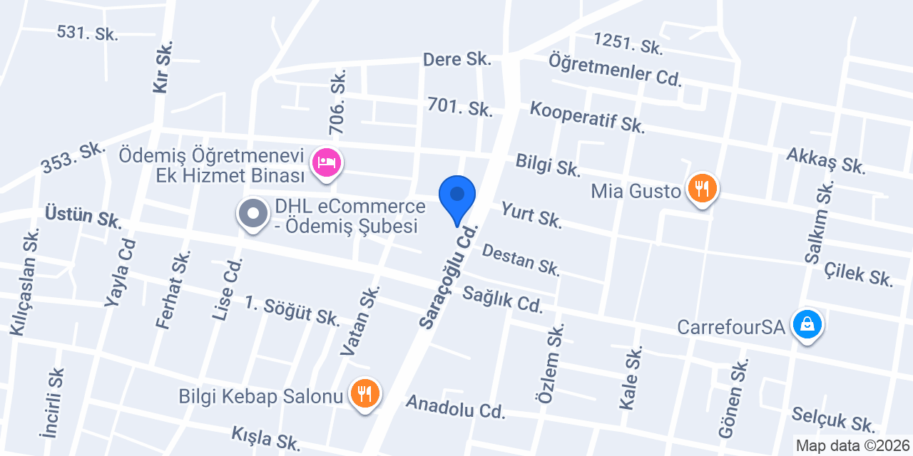 İzmir Pide konumu