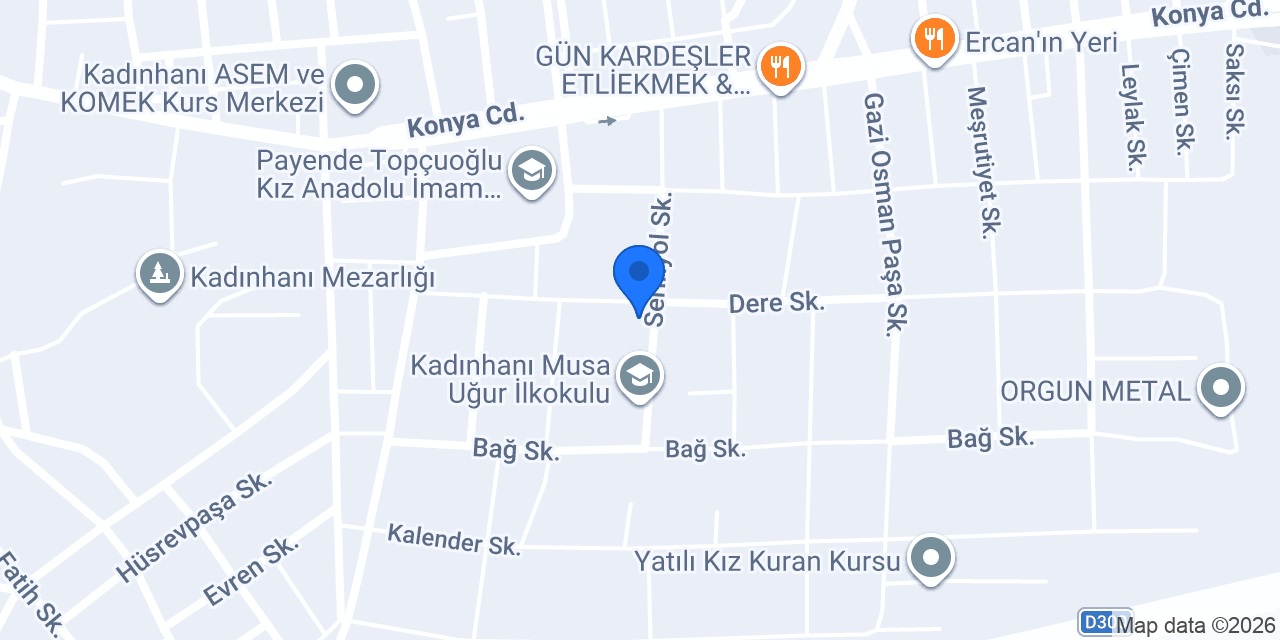 OLMEZ KARDESLER AVM konumu