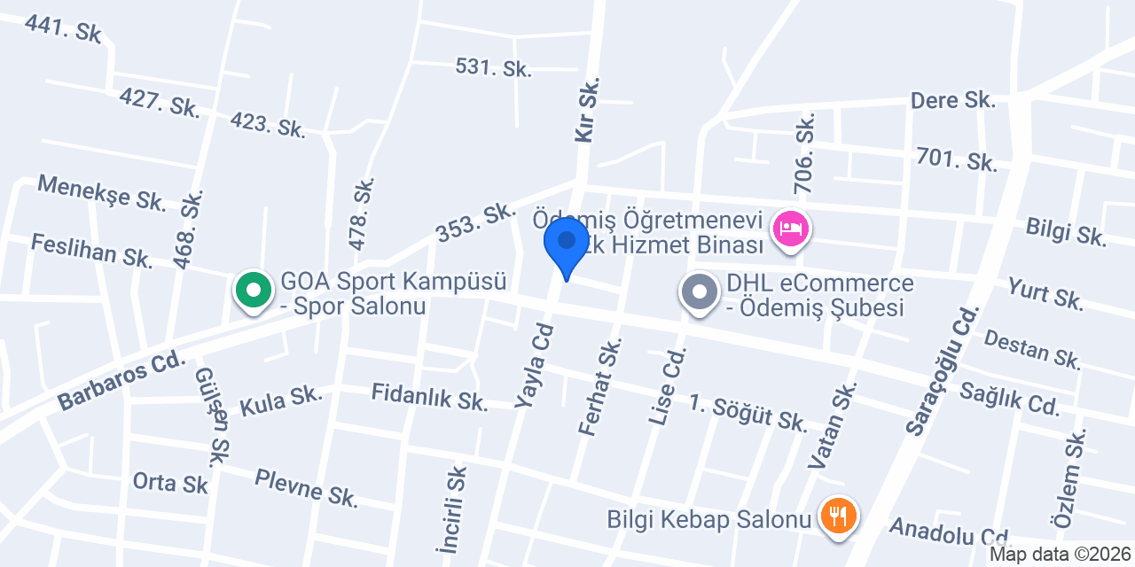 ATİK SPOT ÖDEMİŞ konumu
