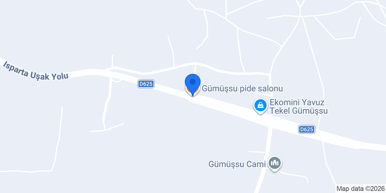 Gümüşsu pide salonu konumu