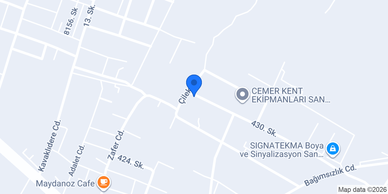CEMER PLAYGROUND konumu