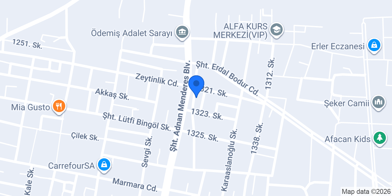 TatlıZade Cafe&Pastane Ödemiş konumu