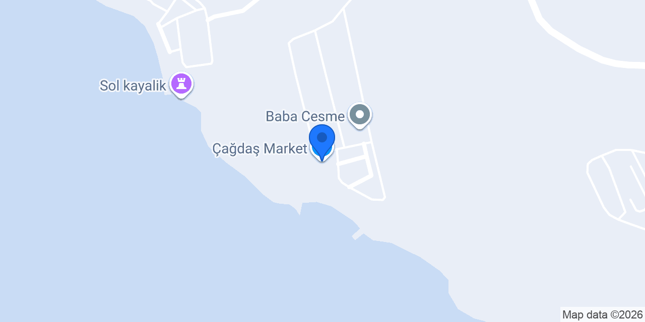 Çağdaş Market konumu