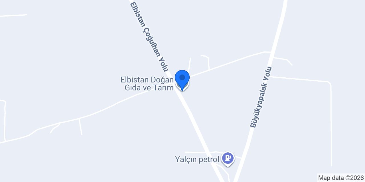 Elbistan Doğan Gıda ve Tarım konumu
