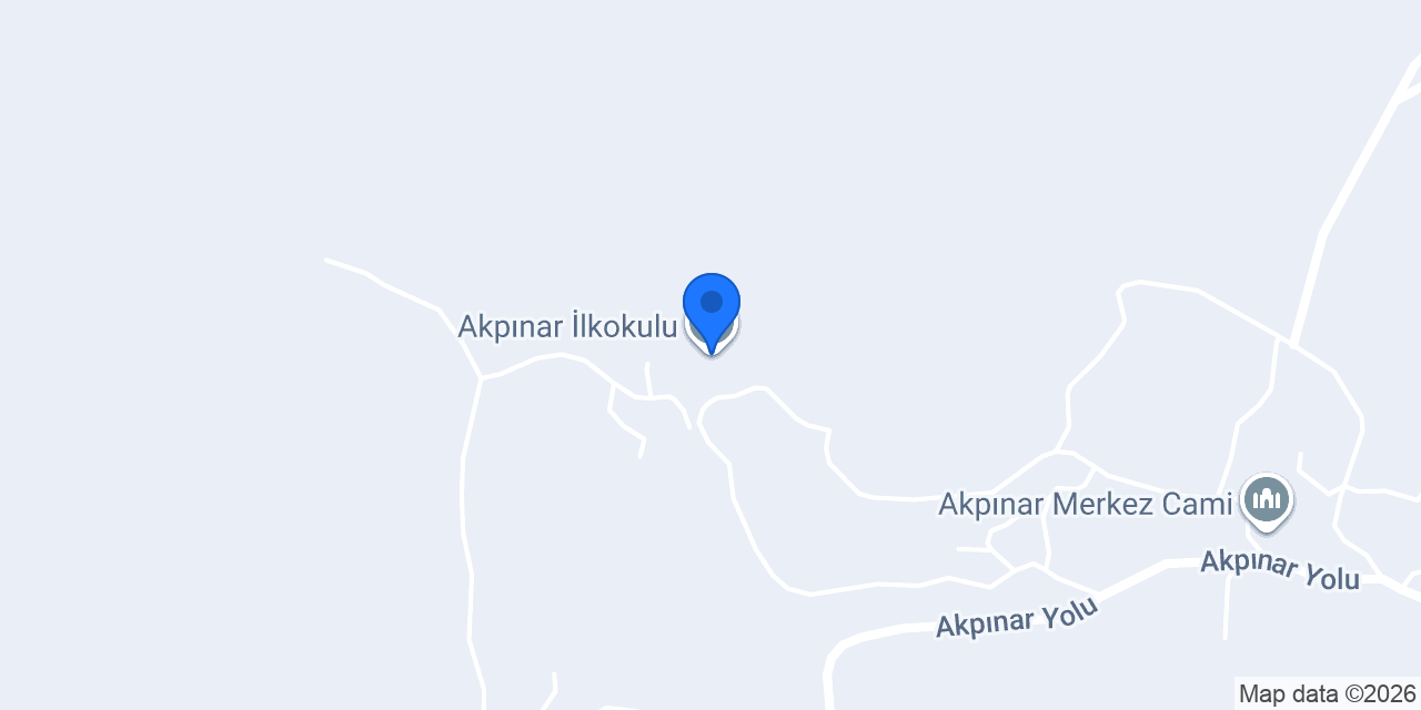 Akpınar İlkokulu konumu