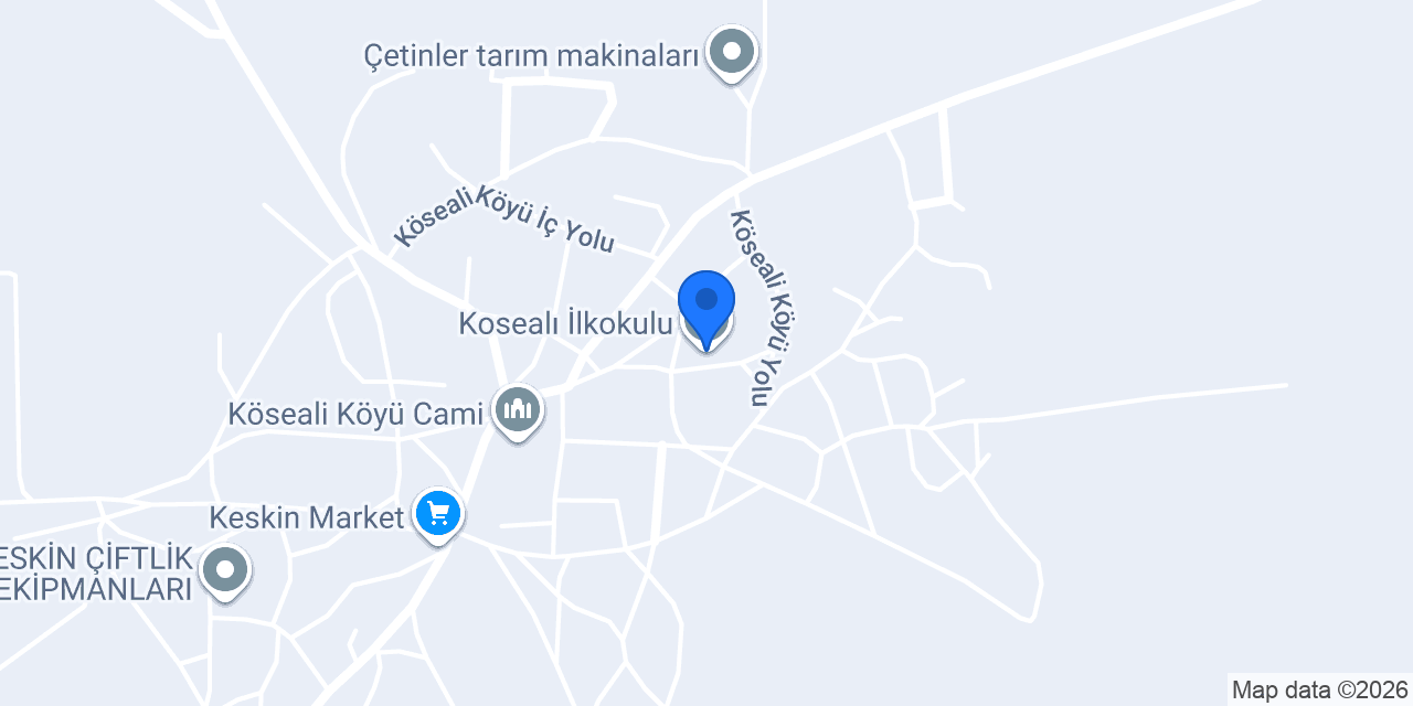 Kosealı İlkokulu konumu