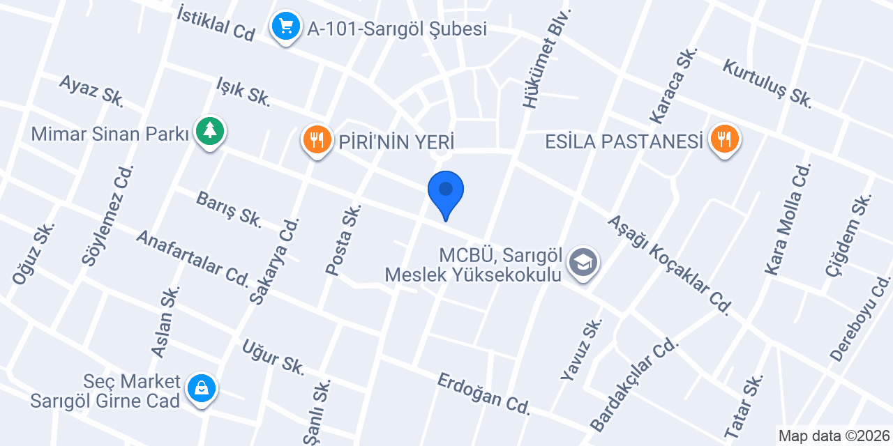 İlçe Emniyet Amirliği konumu