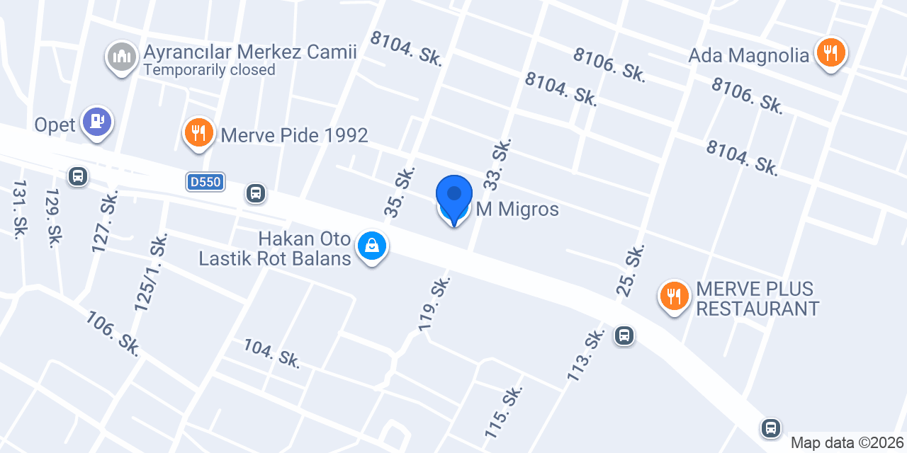 M Migros konumu