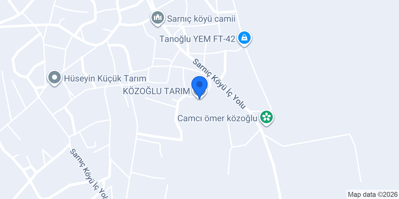 KÖZOĞLU TARIM konumu